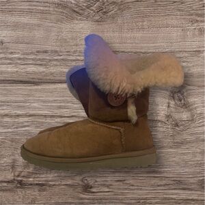UGG Beige Shearling Boots